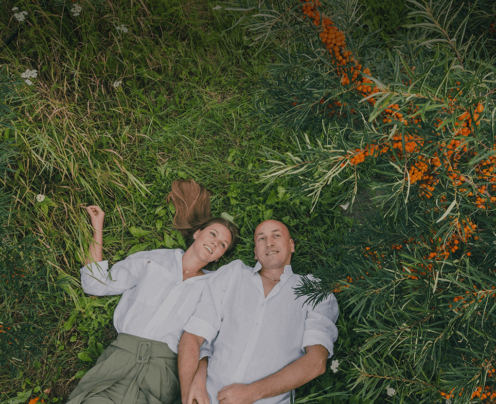 Zelt smiltsērkšķu dārzs