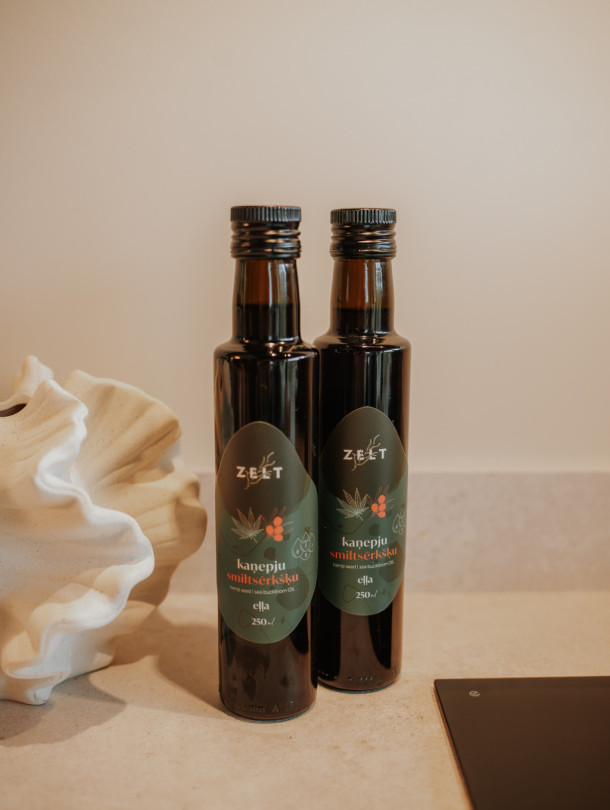 Kaņepju-smiltsērkšķu eļļa