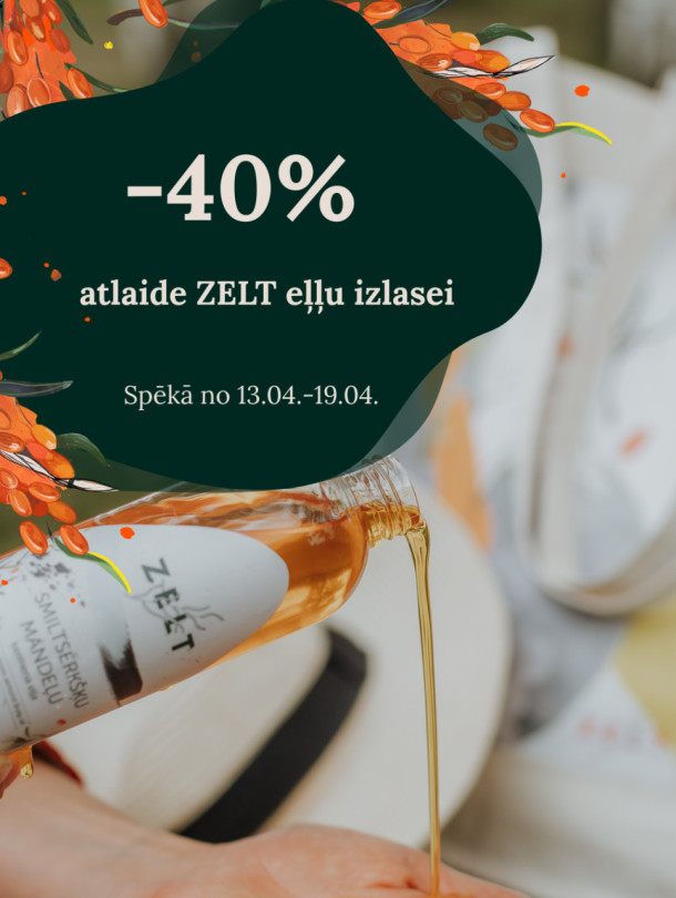 ZELT BIO Smiltsērkšķu - mandeļu ķermeņa eļļa