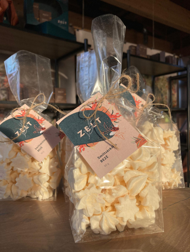 Smiltsērkšķu bezē cepumi