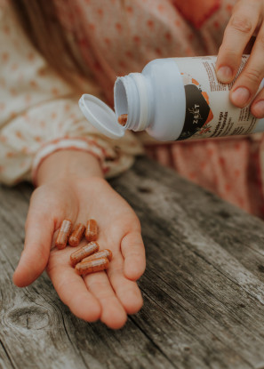 Sea buckthorn berry powder capsules