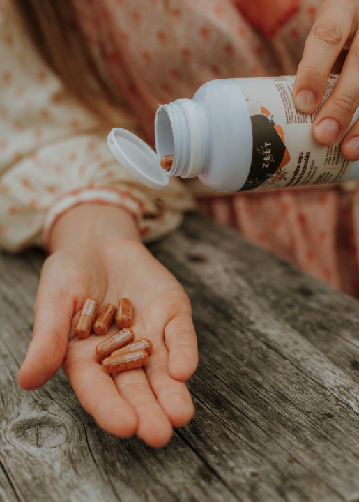 Sea buckthorn berry powder capsules