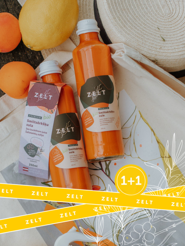 1+1 ZELT Premium smiltsērkšķu sula 