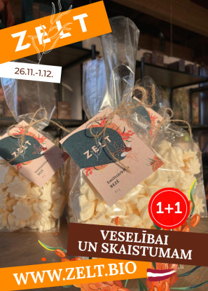 1+1 Smiltsērkšķu bezē cepumiņi