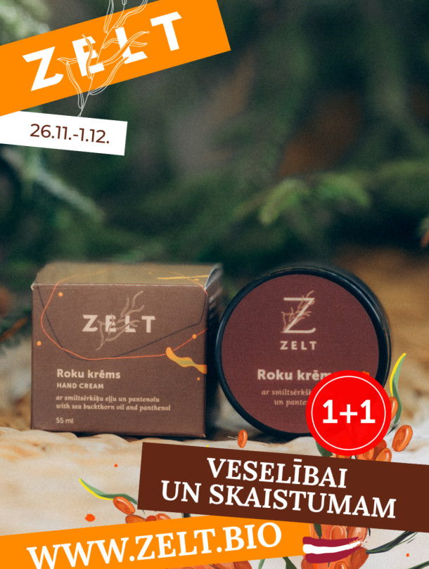 1+1 Smiltsērkšķu roku krēms