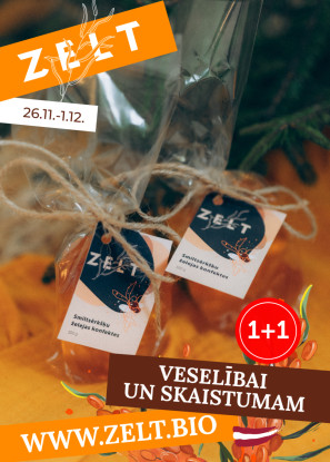 1+1  Smiltsērkšķu želejkonfektes 