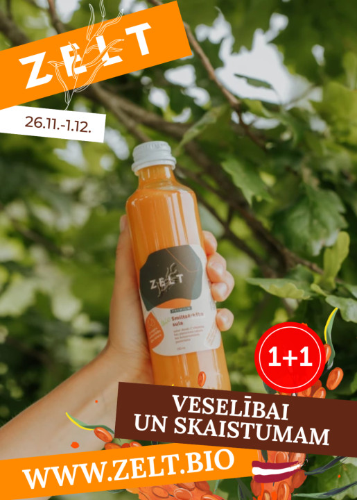 1+1 ZELT Premium sea buckthorn juice 250 ml