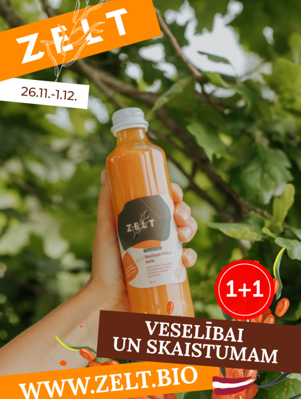1+1 ZELT Premium sea buckthorn juice 250 ml