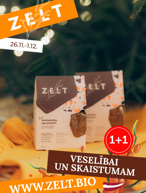 ZELT Premium sea buckthorn berry powder 100 g