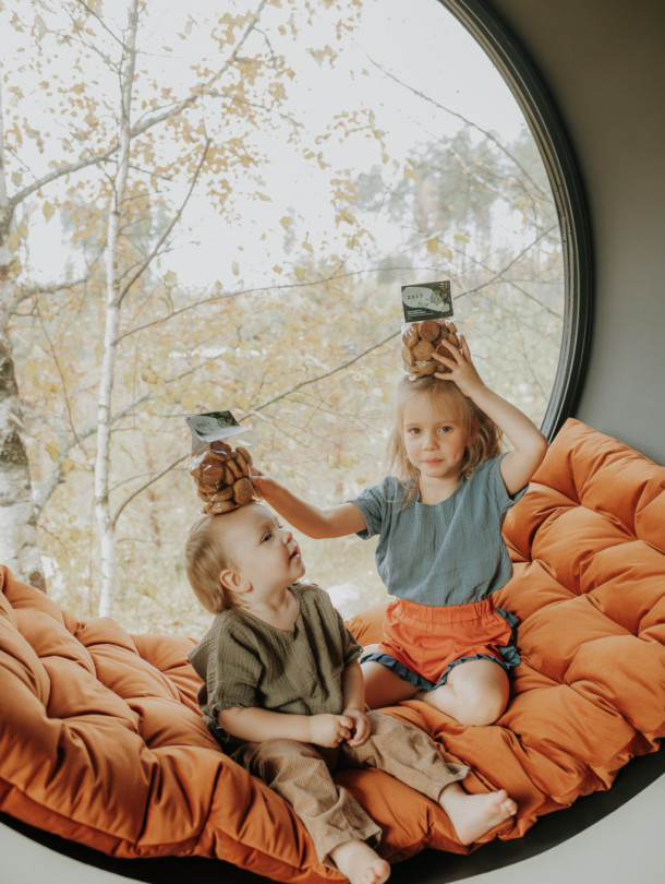 JAUNUMS / Auzu cepumi ar smiltsērkšķu lapu pulveri