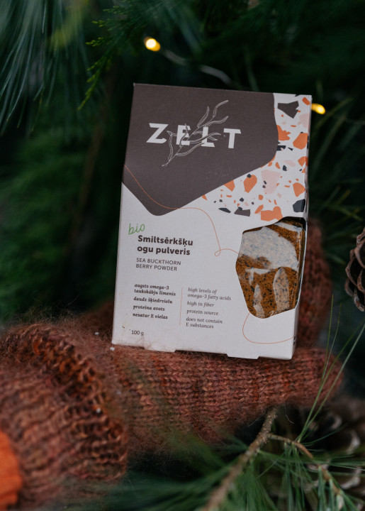 ZELT Premium smiltsērkšķu ogu pulveris 100g /abonements