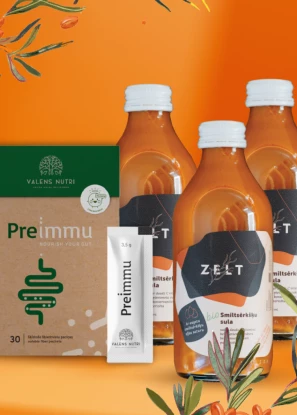 ĪPAŠAIS PIEDĀVĀJUMS / VALENS NUTRI un ZELT prebiotiku Kūre