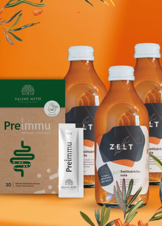 ĪPAŠAIS PIEDĀVĀJUMS / VALENS NUTRI un ZELT prebiotiku Kūre