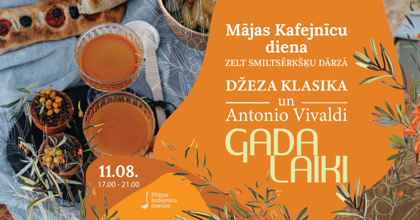 Sapnis vasaras naktī | Saulrieta garšu baudījums un koncertprogrammā džezs un Antonio Vivaldi “Gadalaiki”