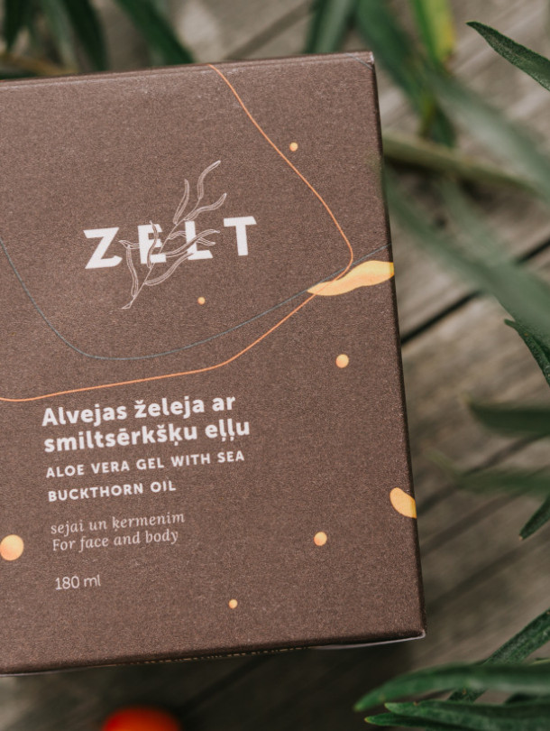 SOLD / Aloe Vera gel with sea buckthorn