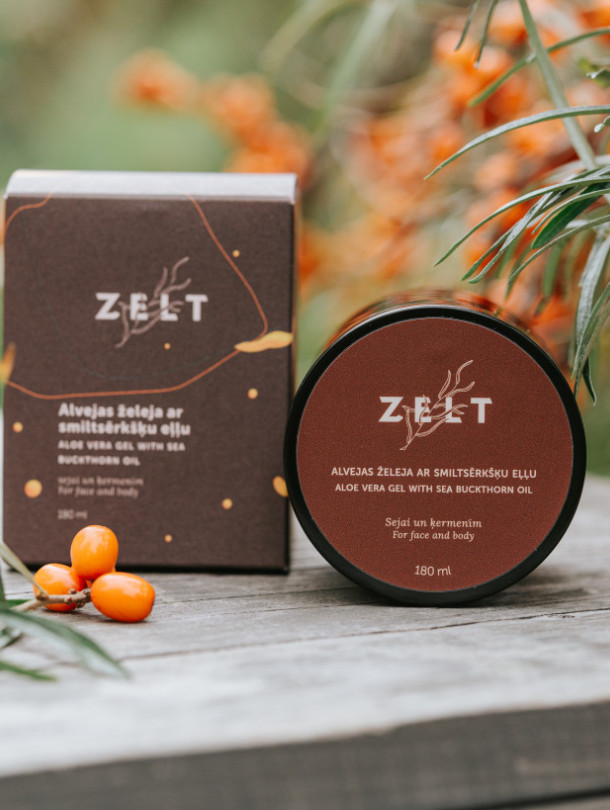SOLD / Aloe Vera gel with sea buckthorn