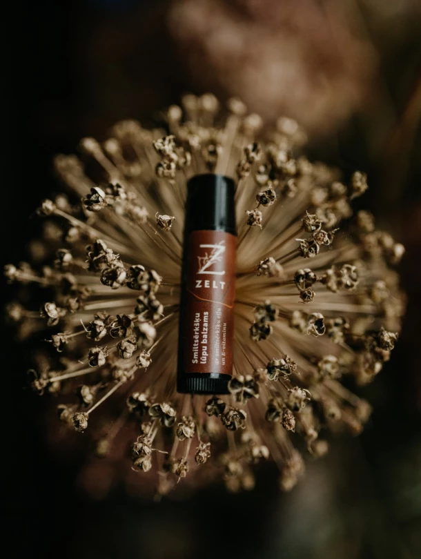 Sea buckthorn lip balm with vitamin E